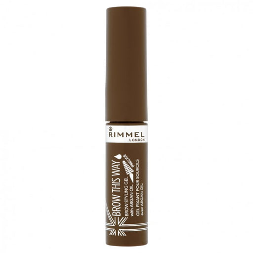 Rimmel London Brow This Way Styling With Argan Oil Eyebrow Gel 002 Medium Brown - Beautynstyle