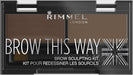 Rimmel London Eyebrow Powder Sculpting Kit 002 Medium Brown - Beautynstyle