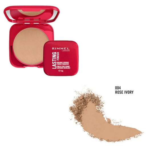 Rimmel London Lasting Finish Foundation Powder 004 Rose Ivory - Beautynstyle