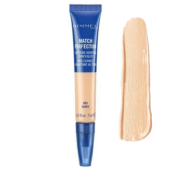 Rimmel Match Perfection Skin Tone Adapting Concealer 005 Ivory - Beautynstyle