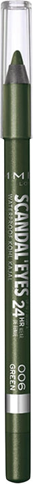 Rimmel London Scandaleyes Waterproof Khol Kajal 006 Green - Beautynstyle