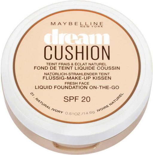 Maybelline Dream Cushion Liquid Foundation 01 Natural Ivory - Beautynstyle