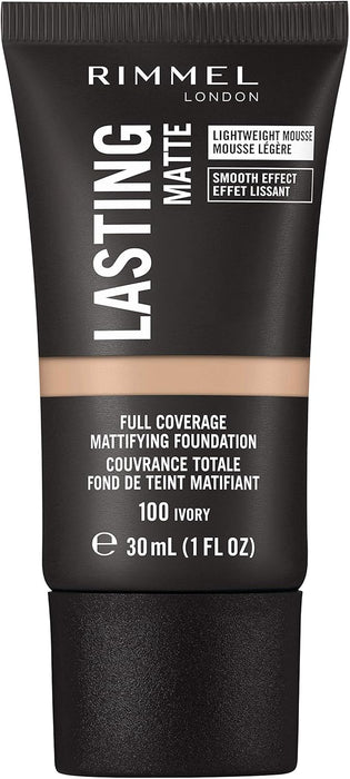 Rimmel Lasting Full Coverage Mattifying Foundation 100 Ivory - Beautynstyle