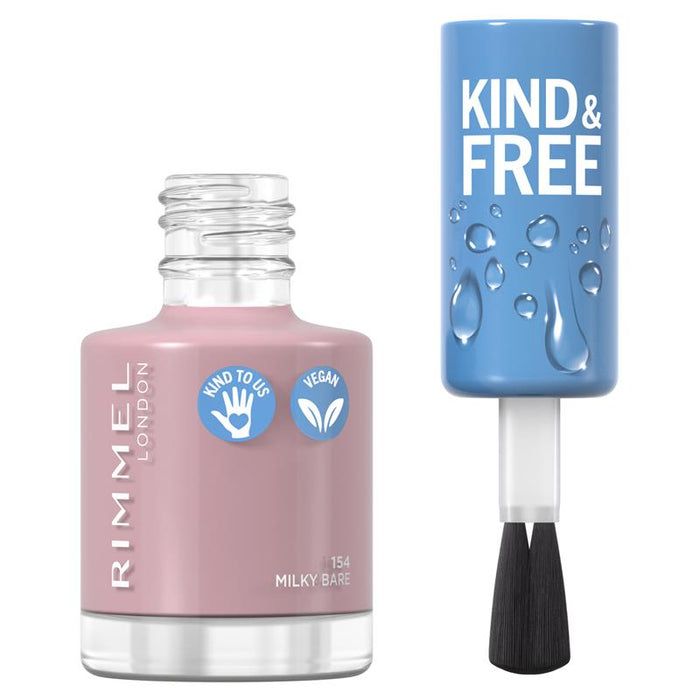 Rimmel London Kind & Free Nail Polish 154 Milky Bare - Beautynstyle