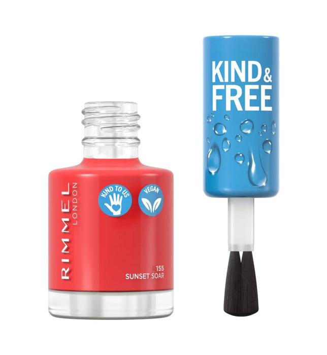 Rimmel London Kind & Free Nail Polish 155 Sunset Soar - Beautynstyle