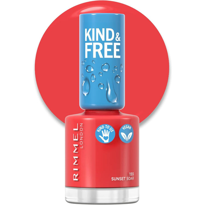 Rimmel London Kind & Free Nail Polish 155 Sunset Soar - Beautynstyle