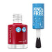 Rimmel London Kind & Free Nail Polish 156 Poppy Pop Red - Beautynstyle