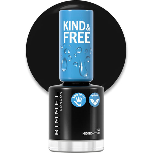 Rimmel London Kind & Free Nail Polish 159 Midnight Sky - Beautynstyle