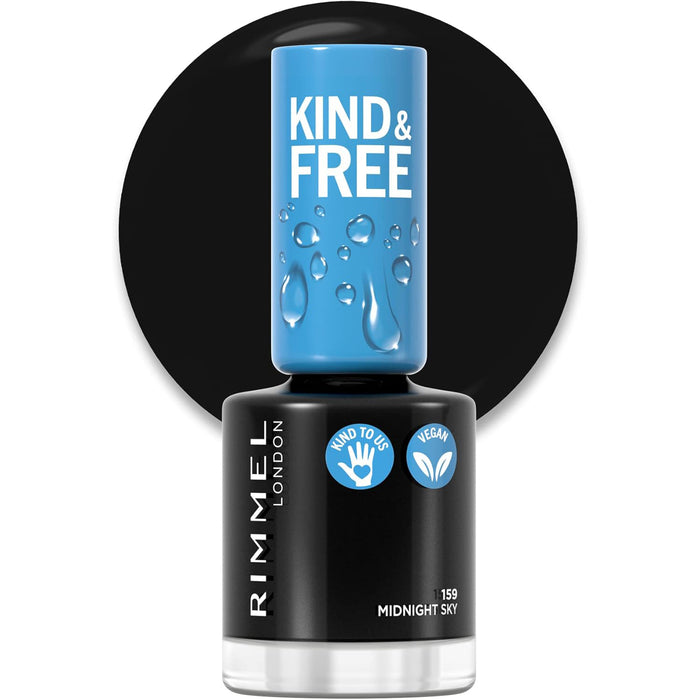 Rimmel London Kind & Free Nail Polish 159 Midnight Sky - Beautynstyle