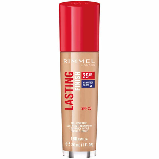 Rimmel London Lasting Finish 25HR Skin Perfecting Foundation 160 Vanilla - Beautynstyle