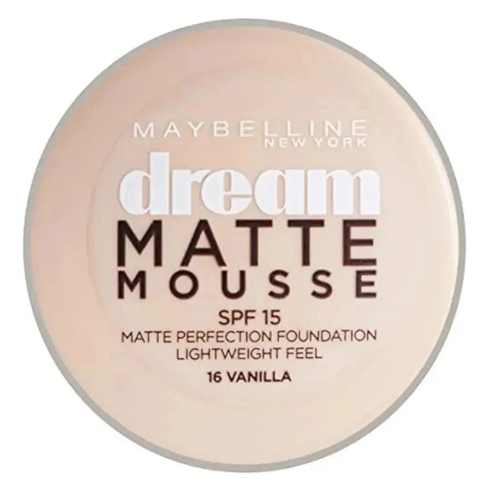 Maybelline Dream Matte Mousse Make Up Foundation 16 Vanilla - Beautynstyle