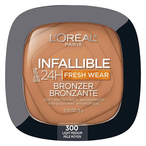 L'Oreal Infaillible 24HR Fresh Wear Matte Bronzer 300 Light Medium - Beautynstyle