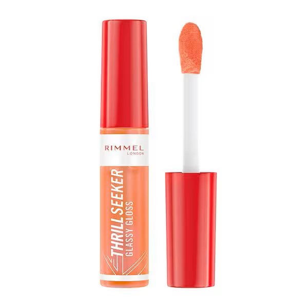 Rimmel London Thrill Seeker Glassy Gloss 550 Orange Sorbet - Beautynstyle