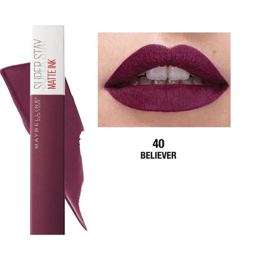 Maybelline Super Stay Matte Ink Lipstick 40 Believer - Beautynstyle