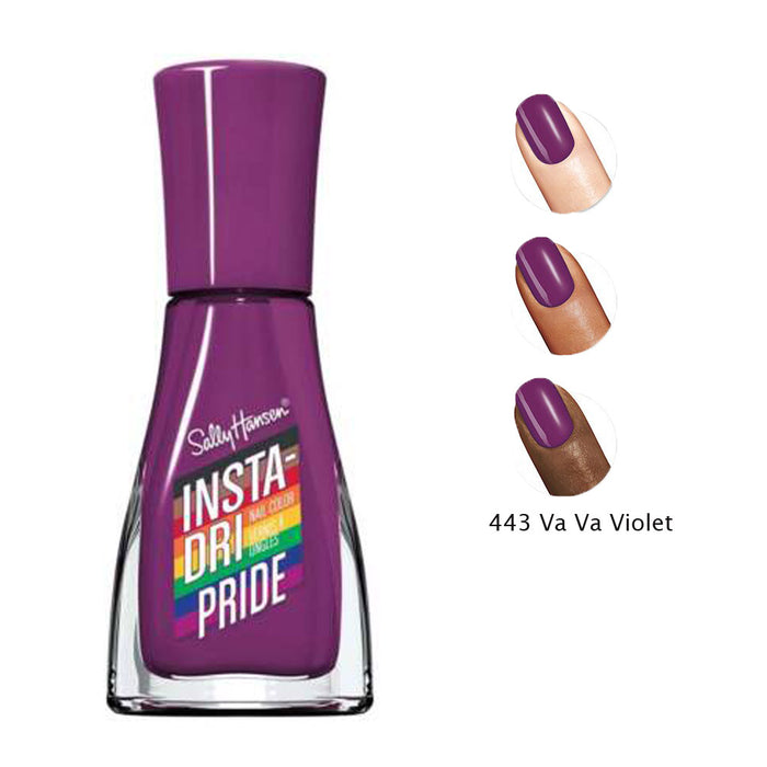 Sally Hansen Insta-Dri Pride Nail Colour Nail Polish 443 Va Va Violet - Beautynstyle