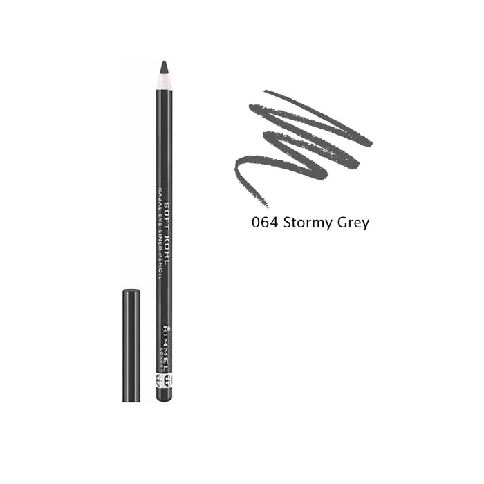 Rimmel London Soft Kohl Kajal Eyeliner Pencil 064 Stormy Grey - Beautynstyle