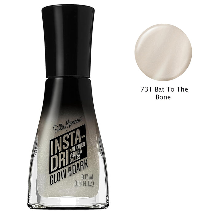 Sally Hansen Insta-Dri Nail Glow In The Dark Nail Polish 731 Bat To The Bone - Beautynstyle