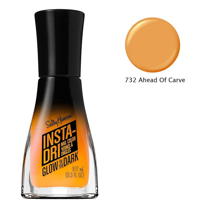 Sally Hansen Insta-Dri Nail Glow In The Dark Nail Polish 732 Ahead Of Carve - Beautynstyle