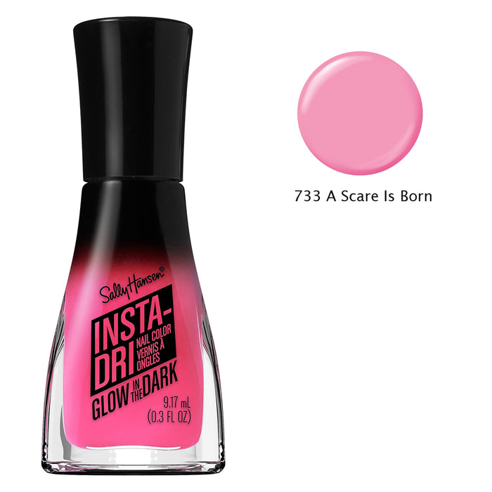 Sally Hansen Insta-Dri Nail Glow In The Dark Nail Polish 733 A Scare Is Born - Beautynstyle