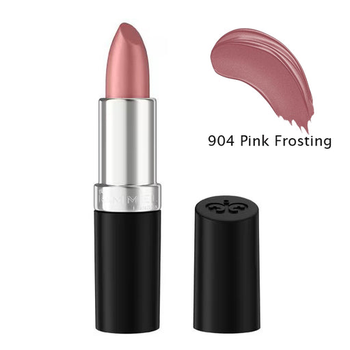 Rimmel London Lasting Finish Lipstick 904 Pink Frosting - Beautynstyle