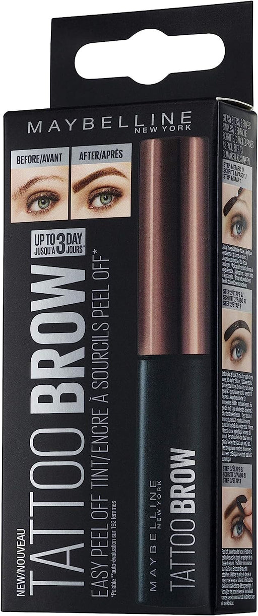 Maybelline Tattoo Brow Easy Peel Off Tint Dark Brown - Beautynstyle