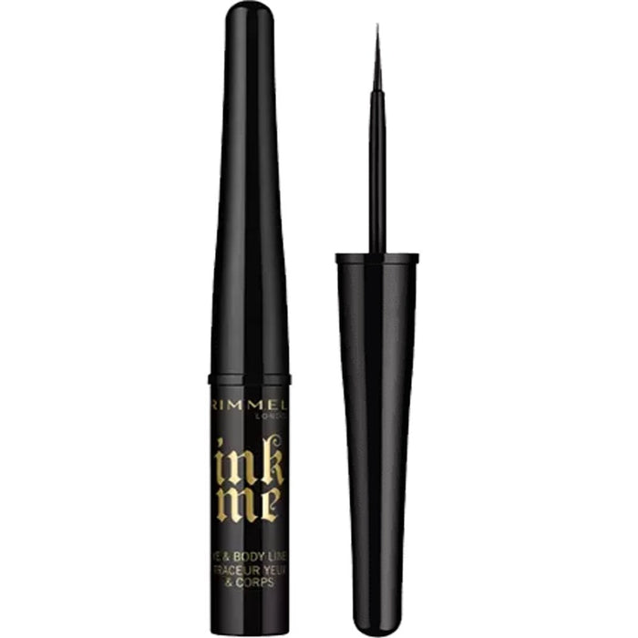 Rimmel London Ink Me Eye & Body Liner 001 Black - Beautynstyle