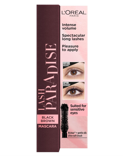 L'Oreal Lash Paradise Mascara Black Brown - Beautynstyle