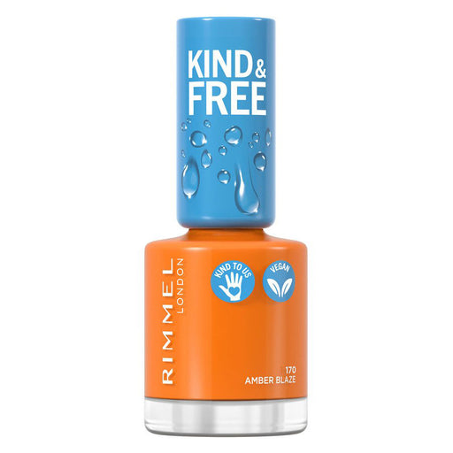 Rimmel London Kind & Free Nail Polish 170 Amber Blaze - Beautynstyle