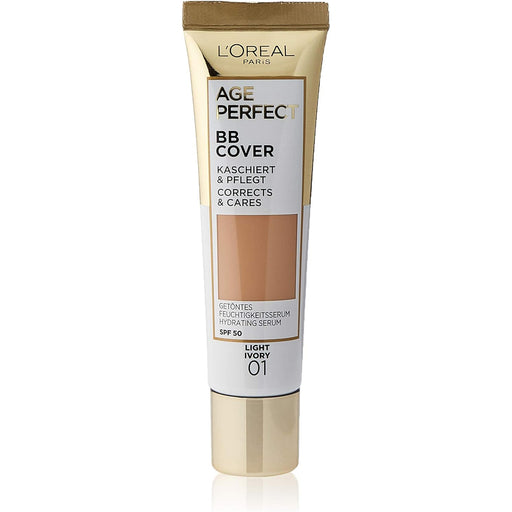 L'Oreal Age Perfect BB Cover Foundation 01 Light Ivory - Beautynstyle