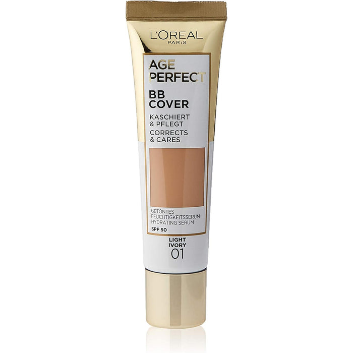 L'Oreal Age Perfect BB Cover Foundation 01 Light Ivory - Beautynstyle