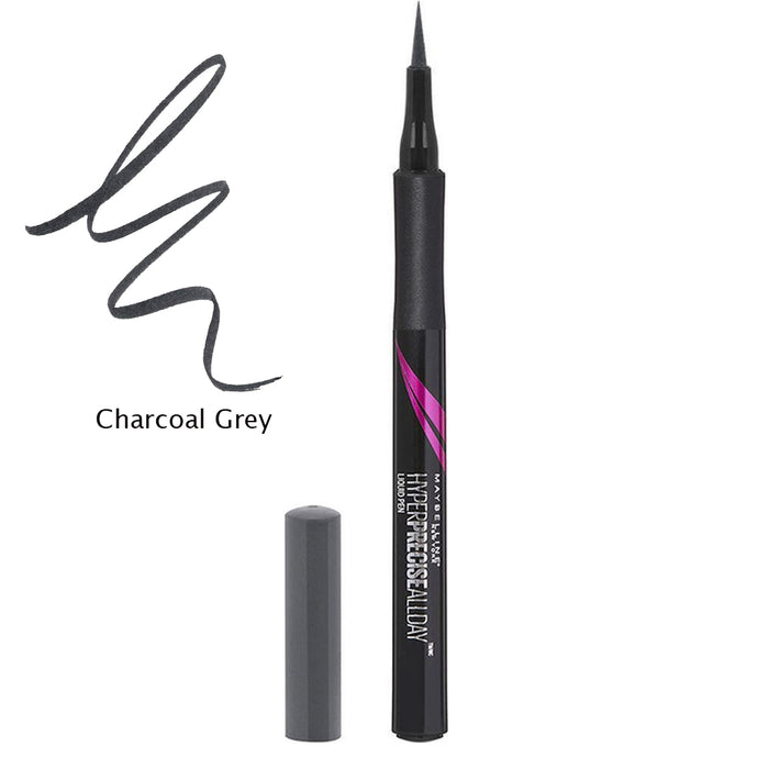 Maybelline Hyper Precise All Day Eyeliner Charcoal Grey - Beautynstyle