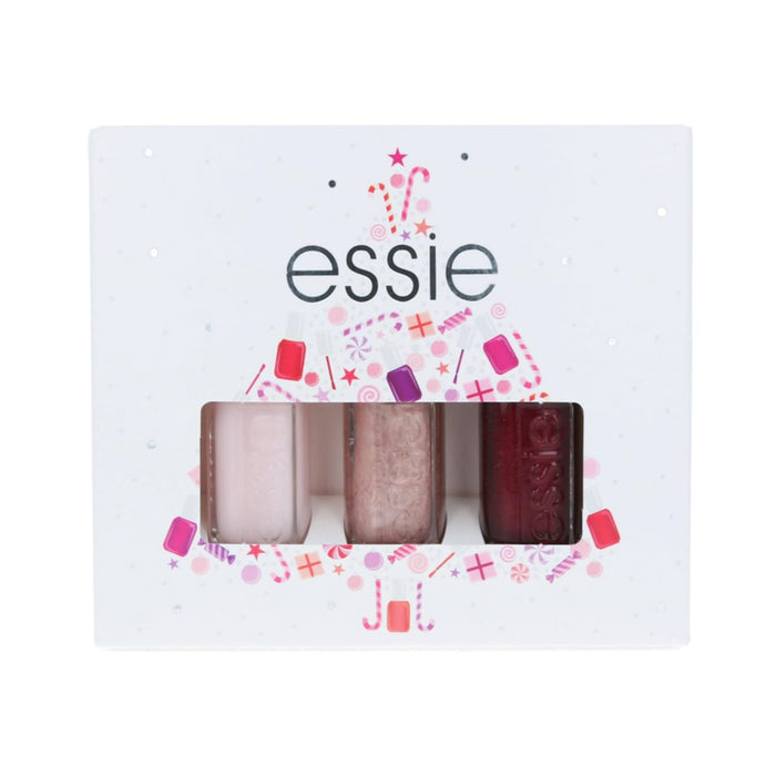 Essie Christmas Xmas Mini Trio Nail Polish Set of 3 - Beautynstyle