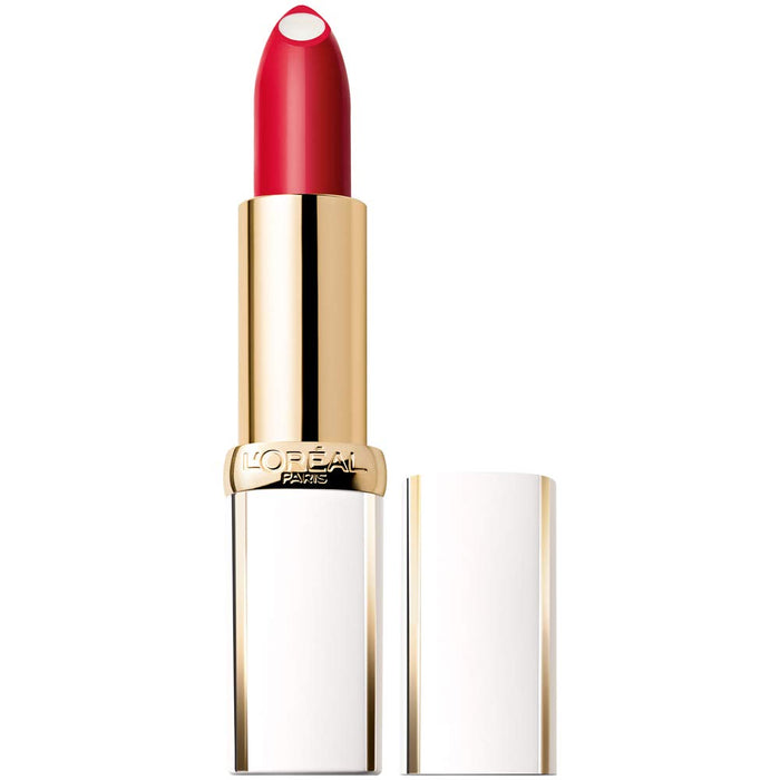 L'Oreal Le Rouge Lumiere Lipstick 394 Flaming Carmin - Beautynstyle