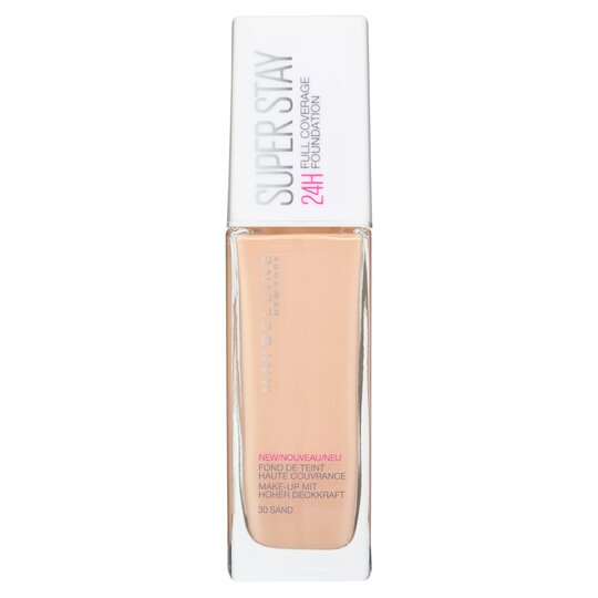 30 Coverage Foundation 24 Full — Superstay Maybelline Beautynstyle Hour Sand