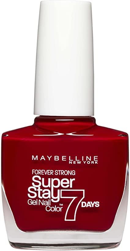 Nail Red — Deep Polish Gel 7 Beautynstyle Superstay Maybelline 06 Days