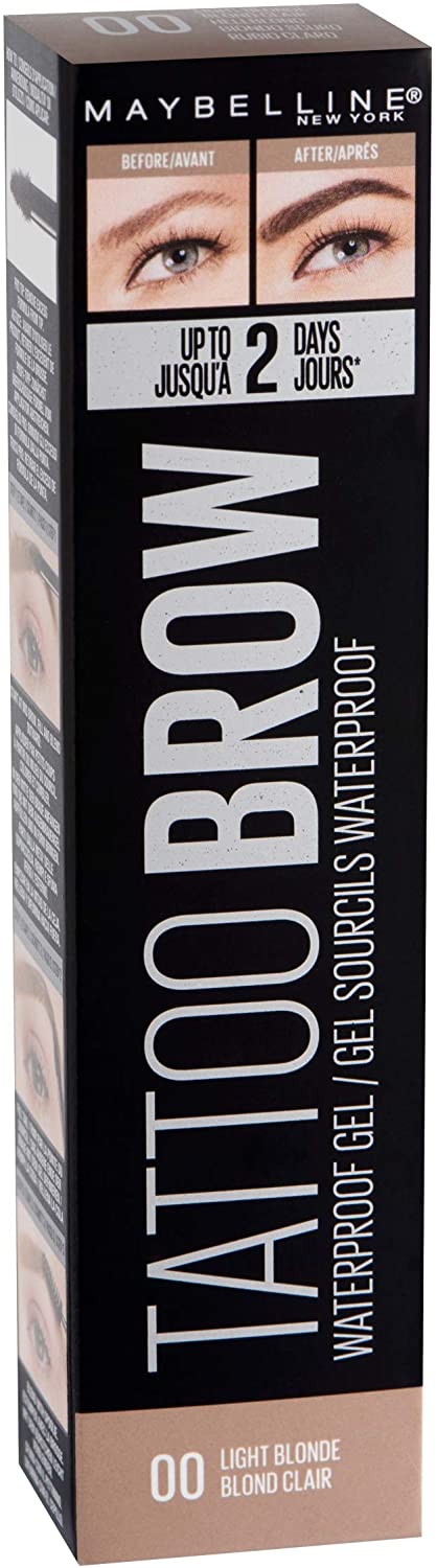 Maybelline Tattoo Brow Waterproof Gel 00 Light Blonde - Beautynstyle