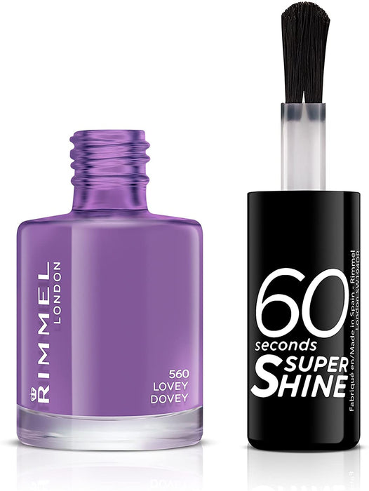 Rimmel 60 Seconds Super Shine Nail Polish 560 Lovey Dovey - Beautynstyle