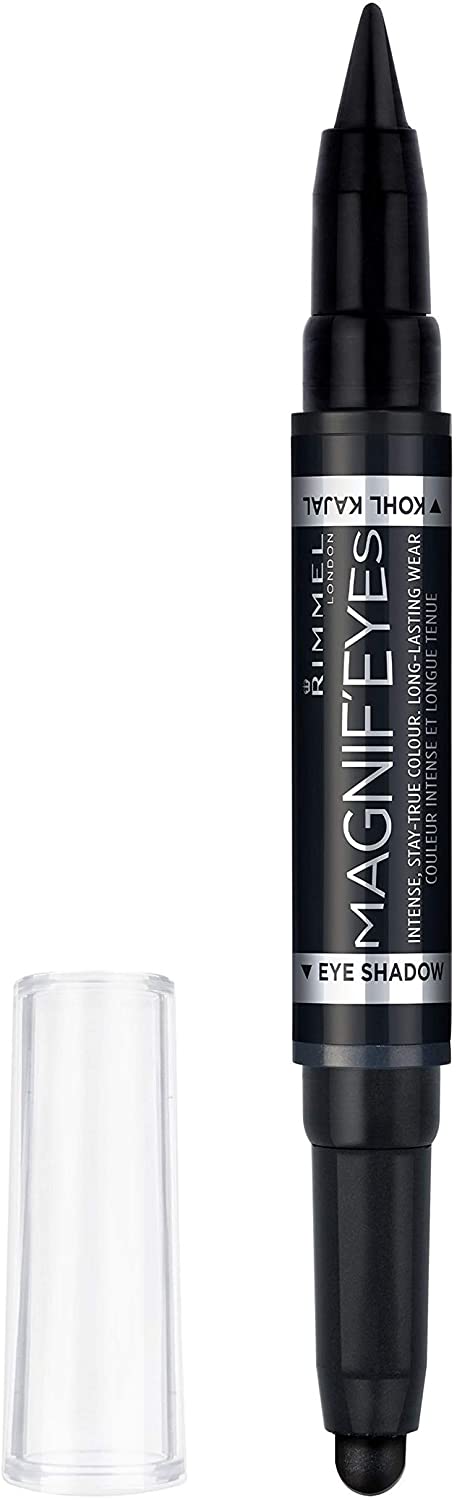 Rimmel London Magnif'Eyes Double Ended Shadow & Liner 001 Back To Blacks - Beautynstyle